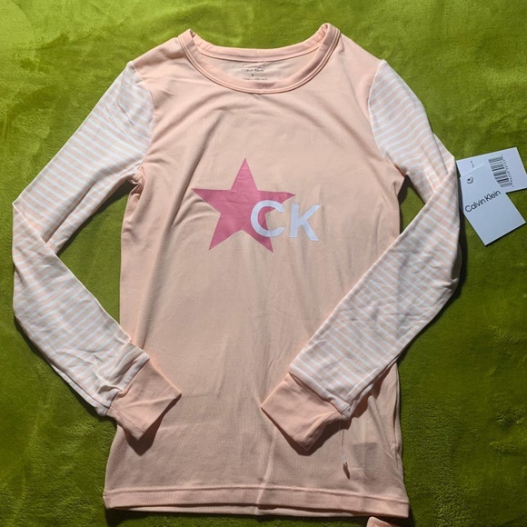 NWT  Calvin Klein Girls 2 piece Pajamas set size 8 - Picture 9 of 10